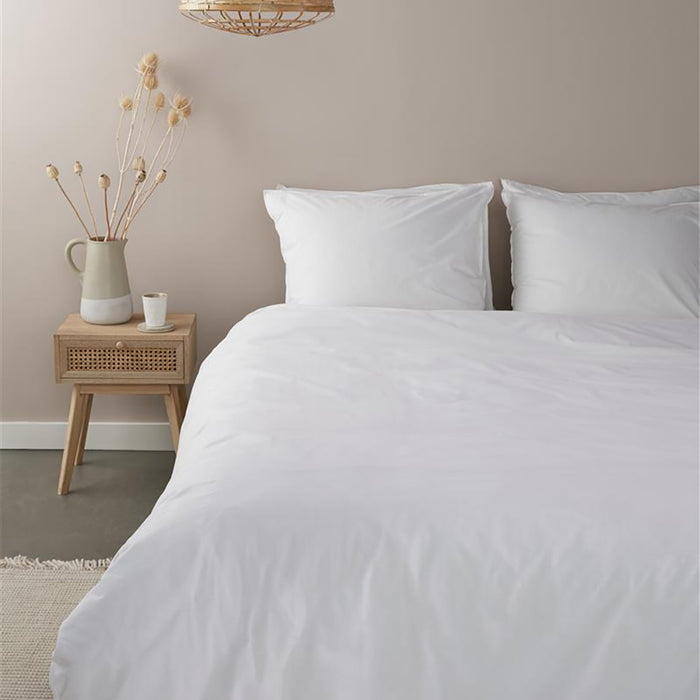 Ambiante Bamboo Dekbedovertrek 200 x 200/220 cm - Wit