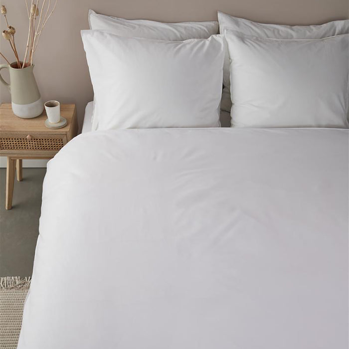 Ambiante Bamboo Dekbedovertrek 200 x 200/220 cm - Wit