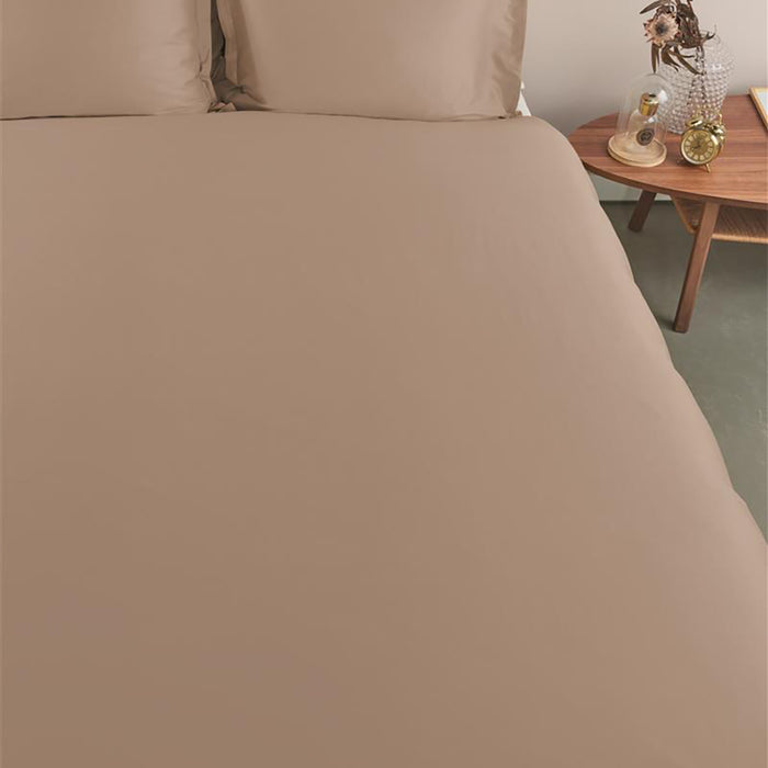 Ambiante Satin Dekbedovertrek 240 x 200/220 cm - Taupe