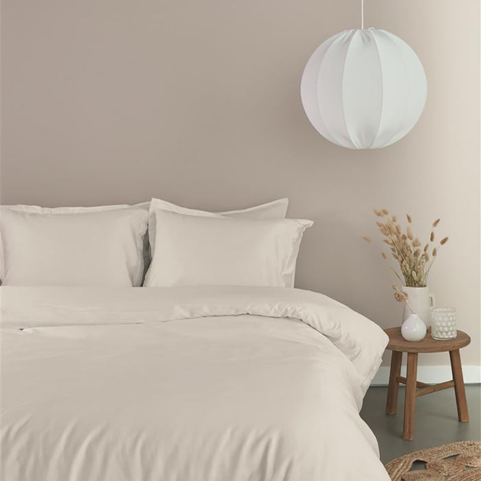 Ambiante Satin Dekbedovertrek 140 x 200/220 cm - Wit