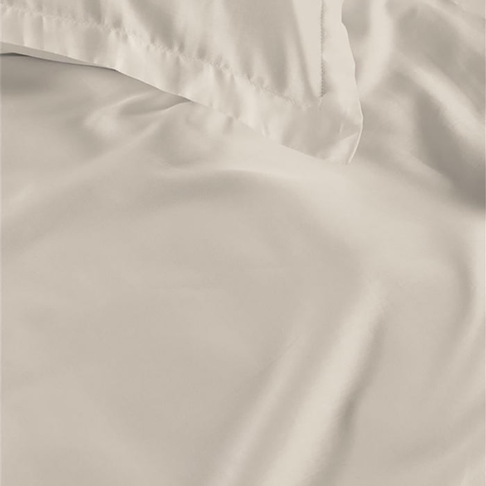 Ambiante Satin Dekbedovertrek 200 x 200/220 cm - Wit