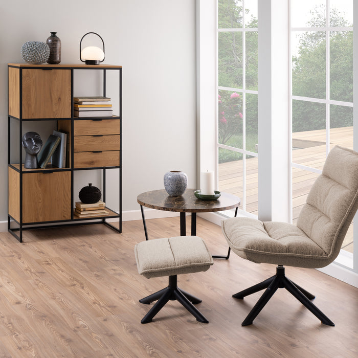 MOOS Hein Salontafel Ø 77 cm - Bruin Marmer