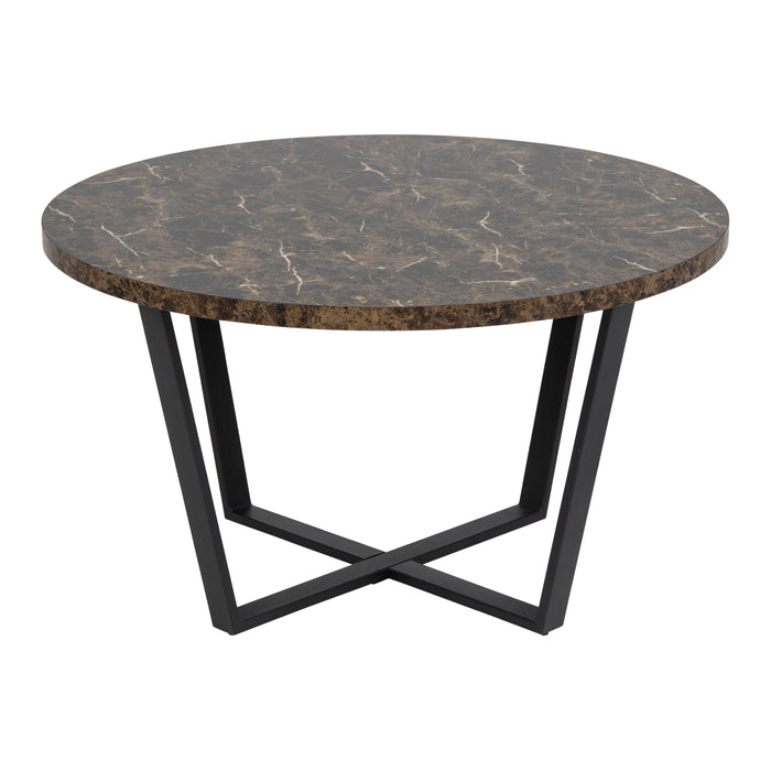 MOOS Hein Salontafel Ø 77 cm - Bruin Marmer