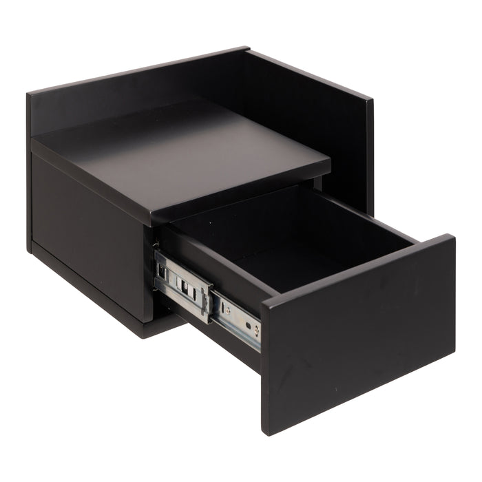 by fonQ basic Zoey Nachtkastje met zijvakje - Zwart