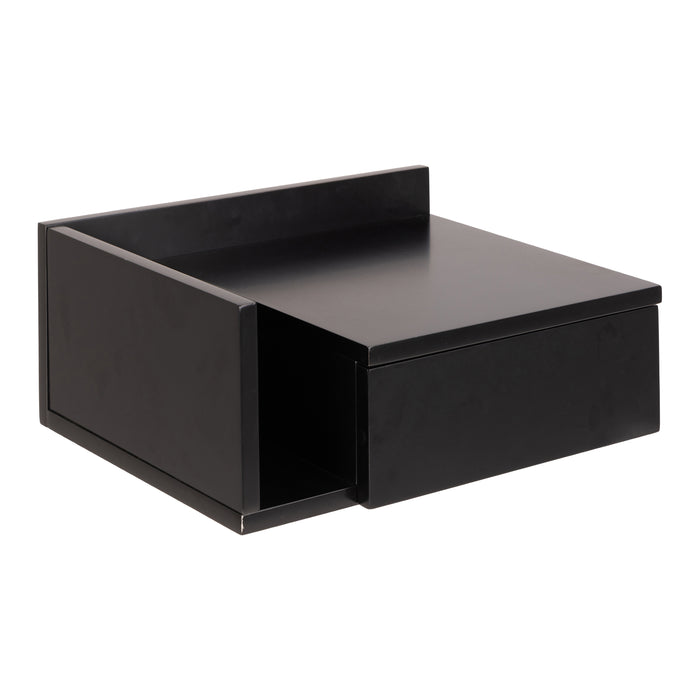 by fonQ basic Zoey Nachtkastje met zijvakje - Zwart