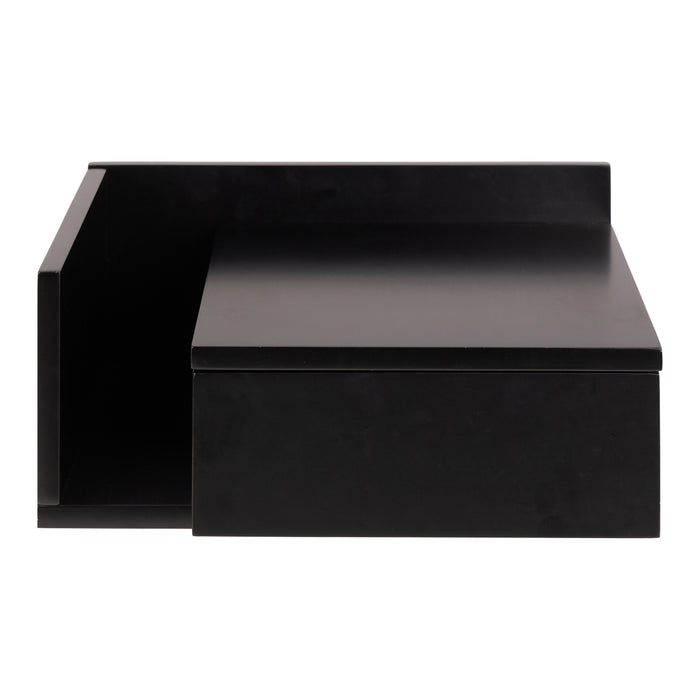 by fonQ basic Zoey Nachtkastje met zijvakje - Zwart