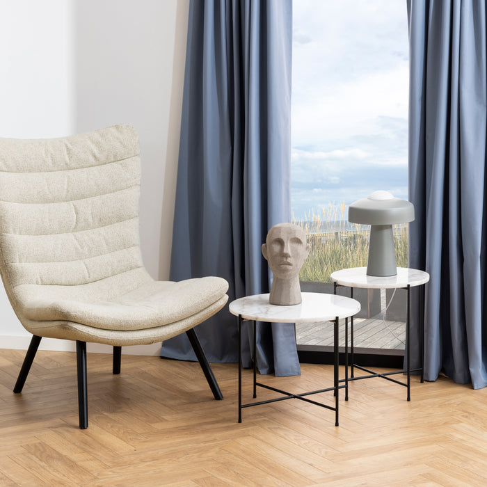 by fonQ Dainty Bijzettafel Ø 52 cm - Wit