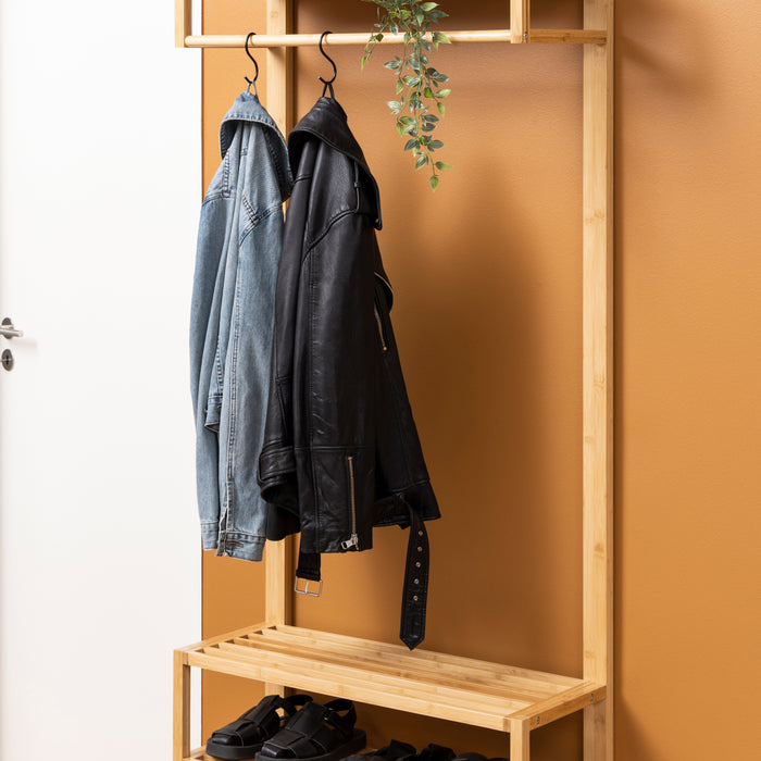 by fonQ basic Björk Wandkapstok - Bamboe