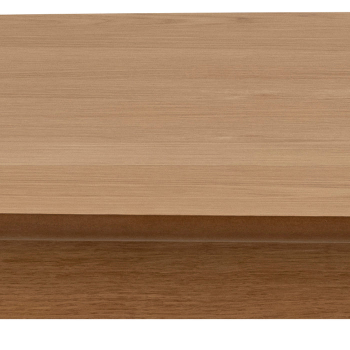 by fonQ basic Rounded Eettafel - 150 x 80 cm - Eiken/Bruin