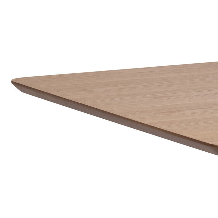by fonQ basic Crow Eettafel Inklapbaar - 120 x 80 cm - Eiken / Zwart