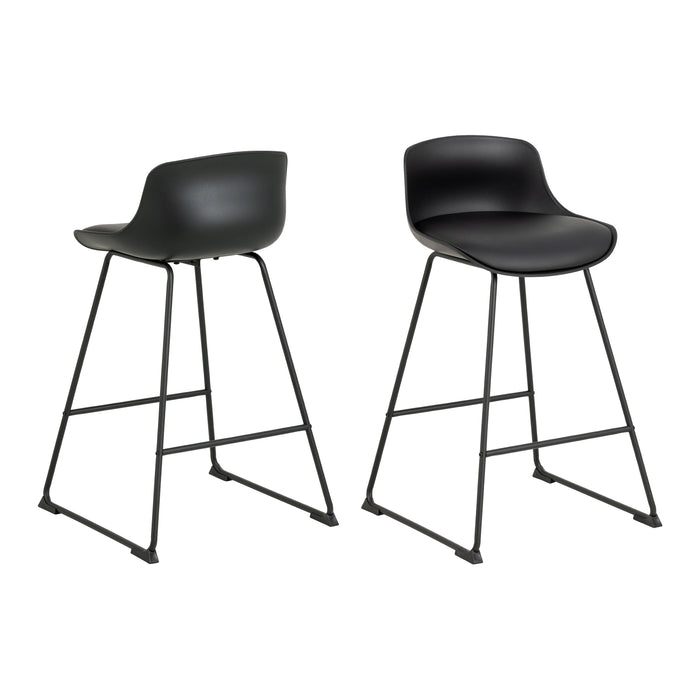 by fonQ basic Bele Barkruk Zwart - H 84 cm