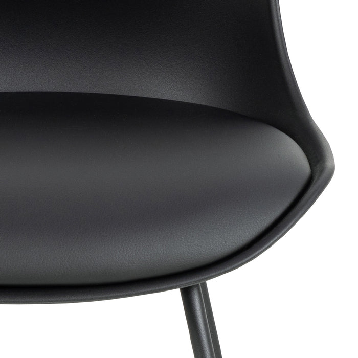 by fonQ basic Bele Barkruk Zwart - H 84 cm