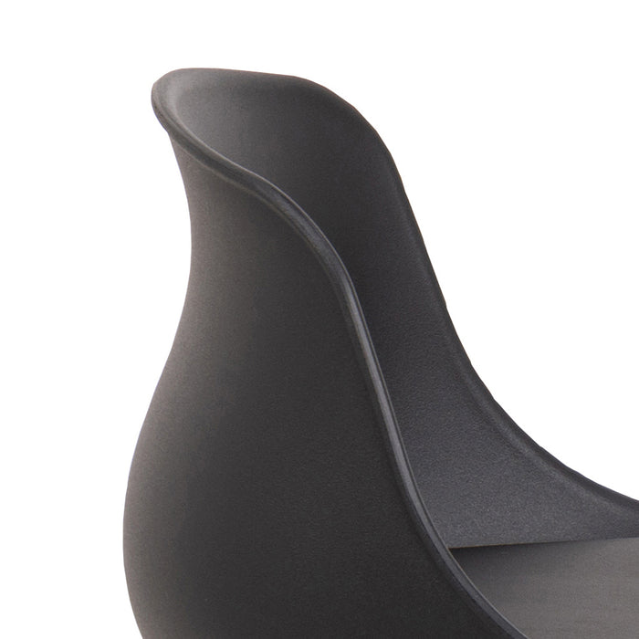 by fonQ basic Bele Barkruk Zwart - H 84 cm