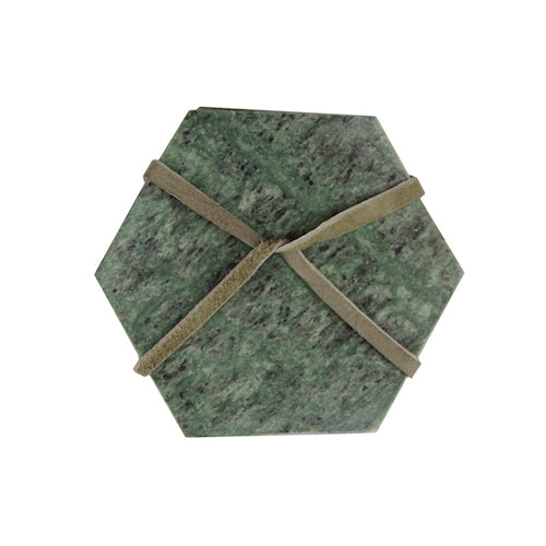 Home Delight - Onderzetter hexagon 4 groen
