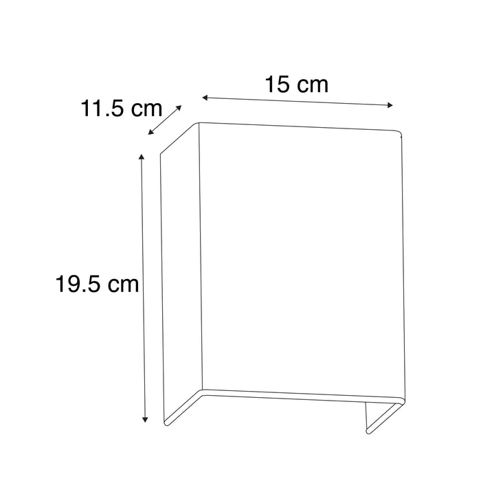 QAZQA Landelijke wandlamp beige met stoffen kap - Vete