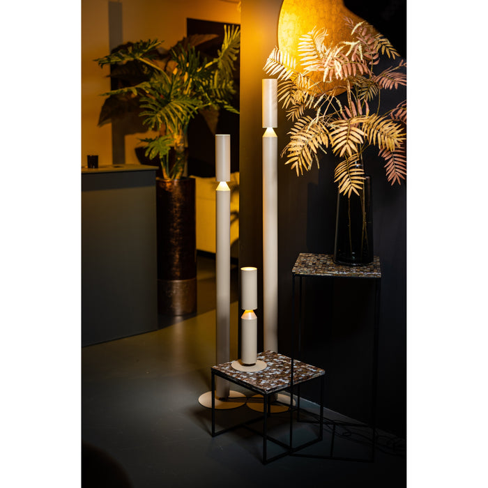 ETH Pencil Vloerlamp mat zand excl. 2xGU10 H180cm on|off on tube