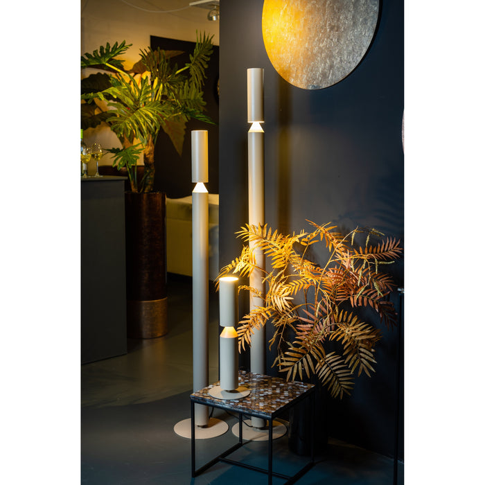 ETH Pencil Vloerlamp mat zand excl. 2xGU10 H180cm on|off on tube