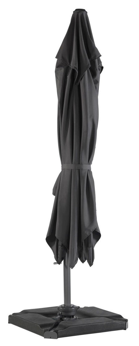 WOOOD Roma Zweefparasol Vierkant 300 X 300 Cm - Antraciet