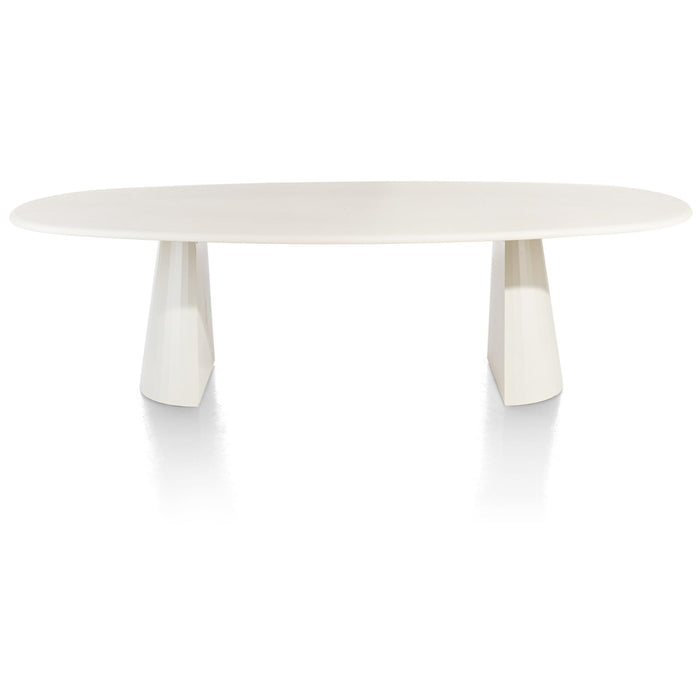 Xooon eetkamertafel LUND ovaal 210x120cm cone-poot nebbia