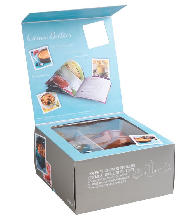 Mastrad Giftset Creme Brullee met Receptenboekje