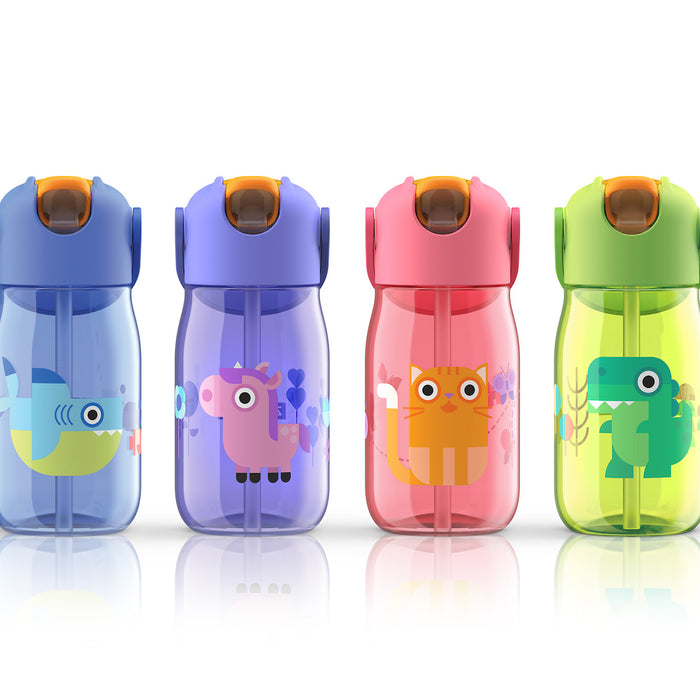Zoku Drinkbeker Kids Flip met Rietje 415 ml Unicorn