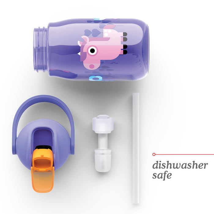 Zoku Drinkbeker Kids Flip met Rietje 415 ml Unicorn