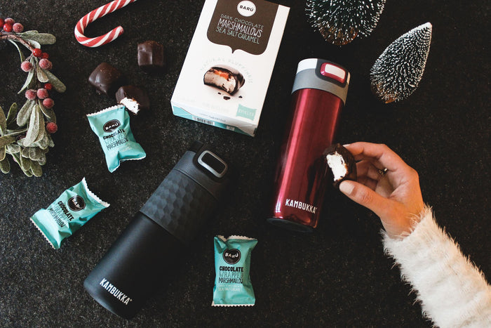 Kambukka - Etna Thermosbeker 500 ml Grip Black Steel