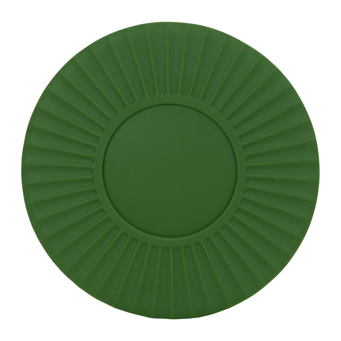 Krumble Glasonderzetter - Set van 5 + houder - Silicone - Groen