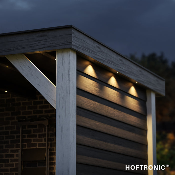 HOFTRONIC 8x - Mini LED spotjes 12V IP44 Dimbaar via