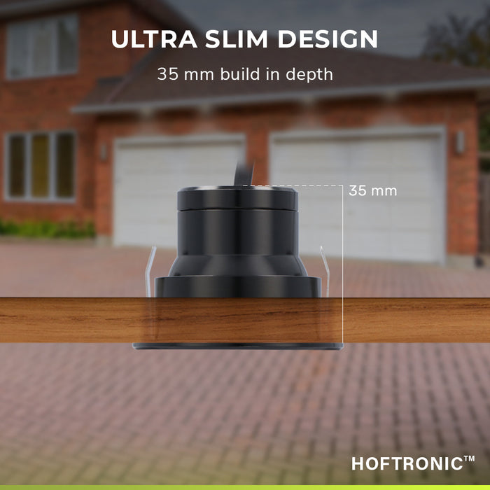 HOFTRONIC 8x - Mini LED spotjes 12V IP44 Dimbaar via