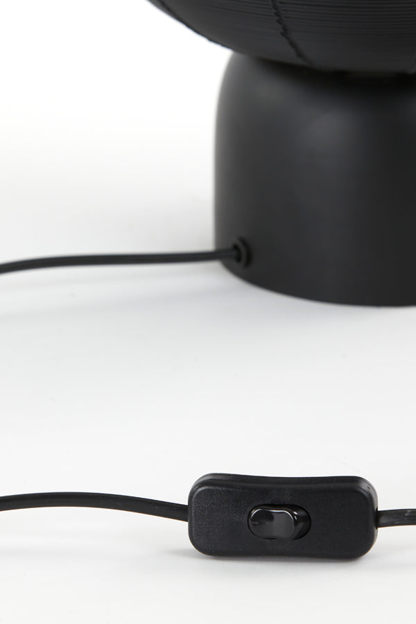Light & Living Light&living Tafellamp Ø25x34 cm SUNEKO mat zwart