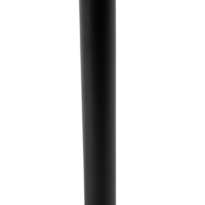 QAZQA Klassieke tafellamp zwart met granny kap groen 30 cm - Simplo