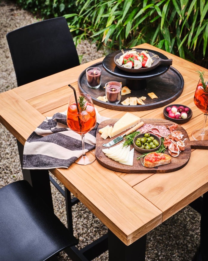 Hartman Sophie Yasmani Bartafel 100 Cm Naturel Teak - Zwart H-Frame