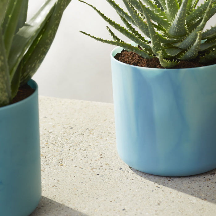 elho The Ocean Bloempot Round Ø 18 cm - Blauw