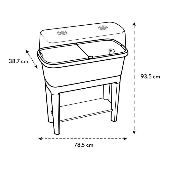 elho Noa Kweektafel - Zwart