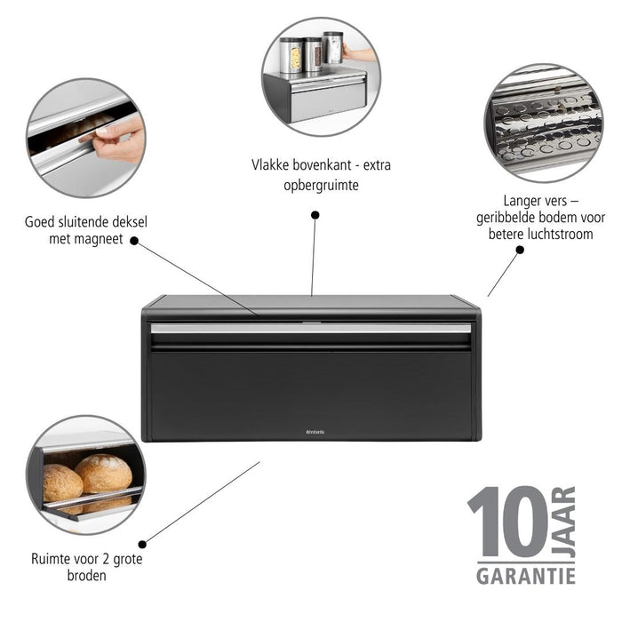 Brabantia Broodtrommel met klepdeksel