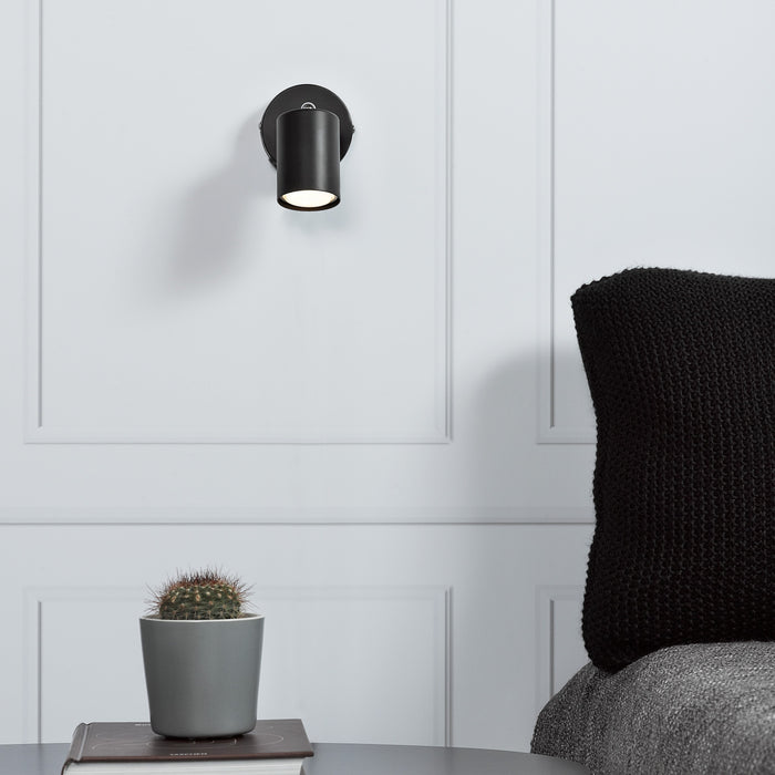 Nordlux Explore Wandlamp - Zwart
