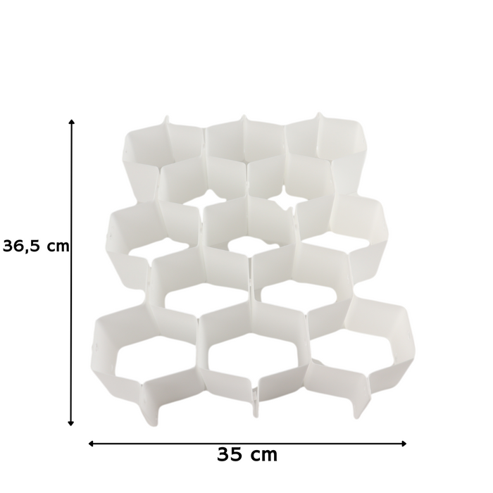 Orange85 Organizer Opbergsysteem Opbergen Lade 6-delig Accessoires Wit