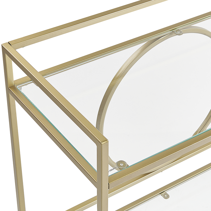 Beliani - KERRY - Keukentrolley - Goud - IJzer