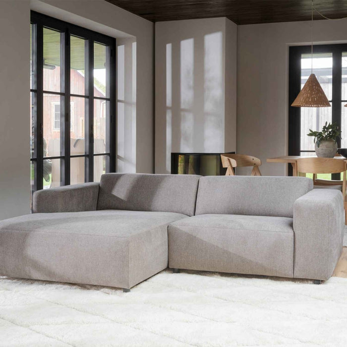 Rowico Home Willard 3-zits Hoekbank Links - Beige Stof