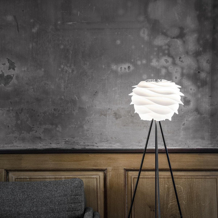 Umage Carmina Medium vloerlamp white - met vloer tripod zwart - Ø 48