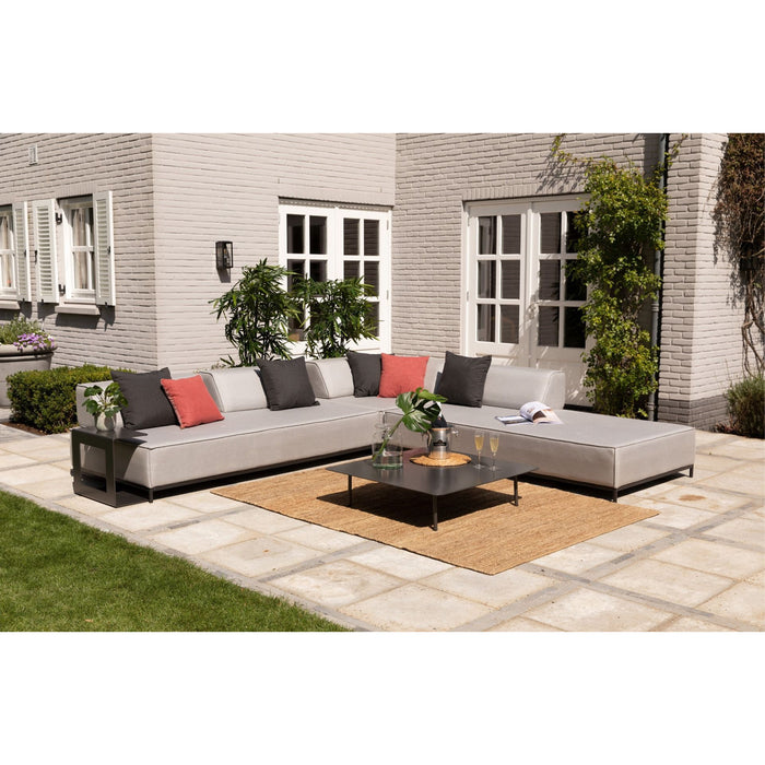 WOOOD Como Salontafel Buiten - Aluminium - Antraciet - 24x95x95