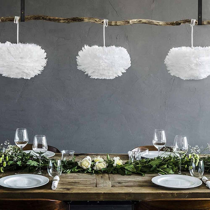 Umage Eos Mini hanglamp white - met koordset wit - Ø 35 cm