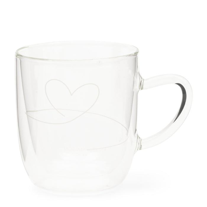 Riviera Maison With Love Dubbelwandige glazen Set 345ml en 400ML