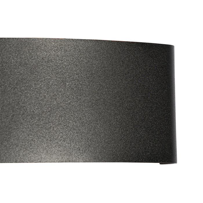 QAZQA Buiten wandlamp zwart incl. LED 6-lichts IP54 - Silly