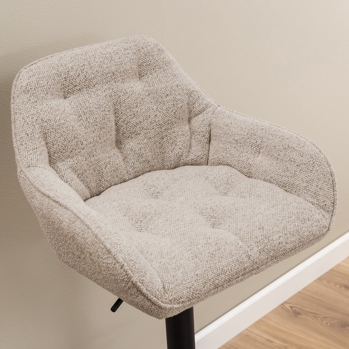 by fonQ basic Arvid Verstelbare Barkruk - Beige