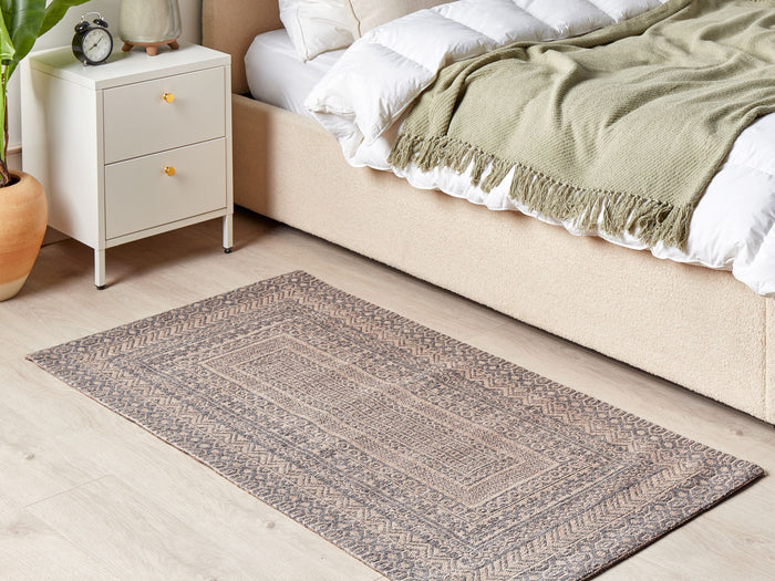Beliani - BAGLAR - Jute vloerkleed - Beige - 80 x 150 cm - Jute