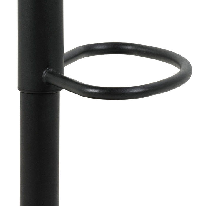 by fonQ basic Arvid Verstelbare Barkruk - Antraciet