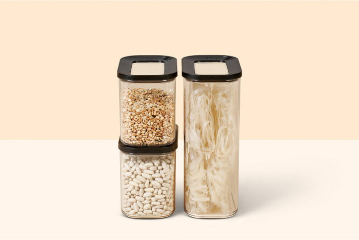 Starterset bewaardoos Modula 3-delig - zwart