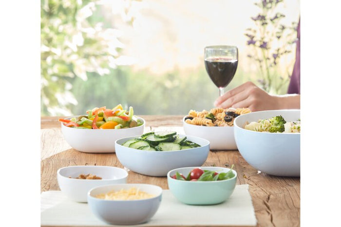 Saladebestek Synthesis klein 2-delig - zwart